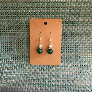 Snowman Earrings with wire hooks